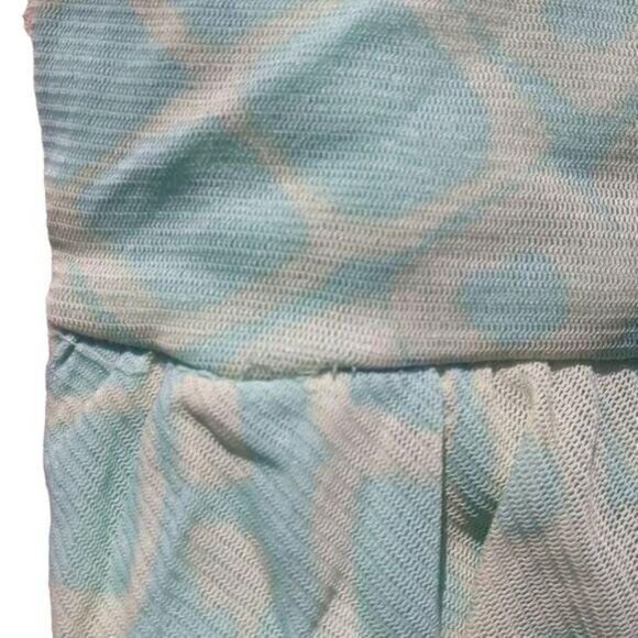 Sangria Dress Sweetheart Pintuck Bustier Braided Strap Tea Length Pastel 10P - Picture 5 of 6